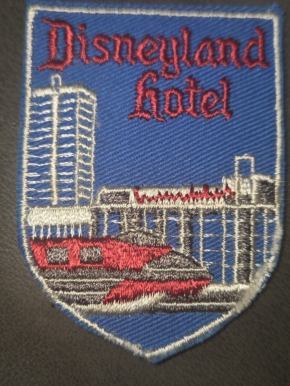 Vintage 1970s Disneyland Hotel Embroidered Patch